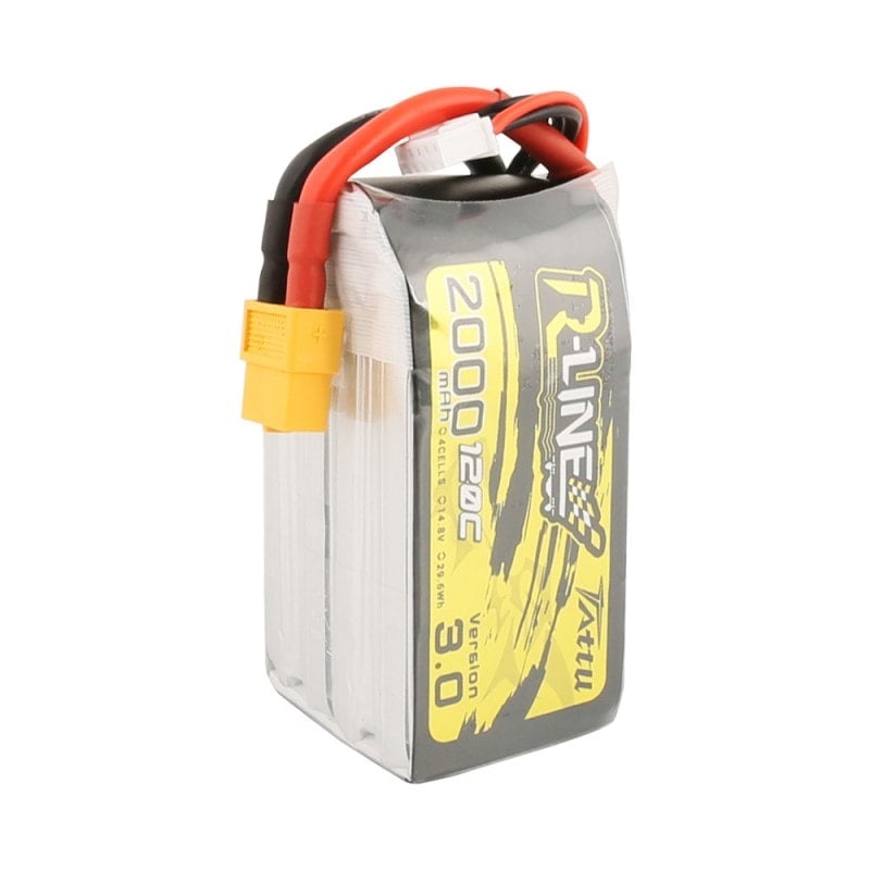 Tattu R-Line 3.0 2000mAh 14.8V 120C 4S1P Lipo Battery Pack