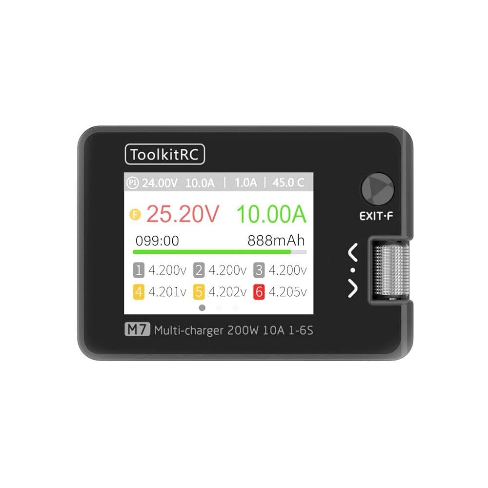 ToolkitRC M7 200W DC Multi Function Balance Charger XT60
